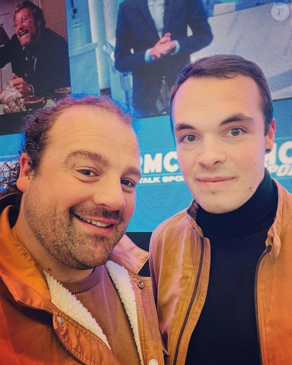 Guillaume Pobeaud (alias Guillaume l'Auvergnat) et Tom de "L'Amour" est dans le pré saison 17 - 17 février 2023 © Instagram