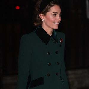 Kate Middleton au dimanche du souvenir et centenaire de l'armistice, à Londres, le 11 novembre 2018.  Photo par Andrew Parsons / Parsons Media