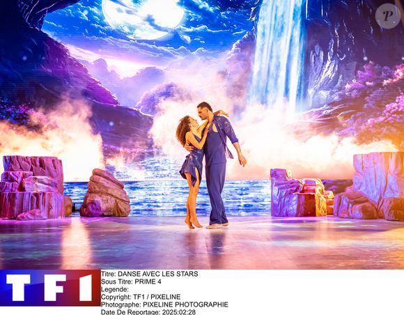 Florent Manaudou et Elsa Bois dans "Danse avec les stars", sur TF1