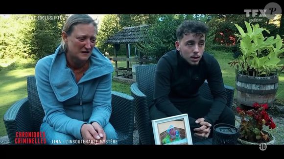 Capture d'écran de "Chroniques criminelles" sur TFX, consacré à la disparition de Lina.
