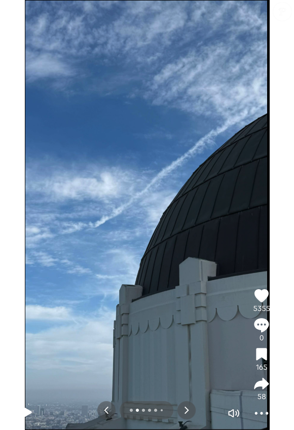 Rima Edbouche a notamment visité l’iconique Observatoire Griffith

Photos de Rima Edbouche, la femme d'Ousmane Dembélé sur TikTok.