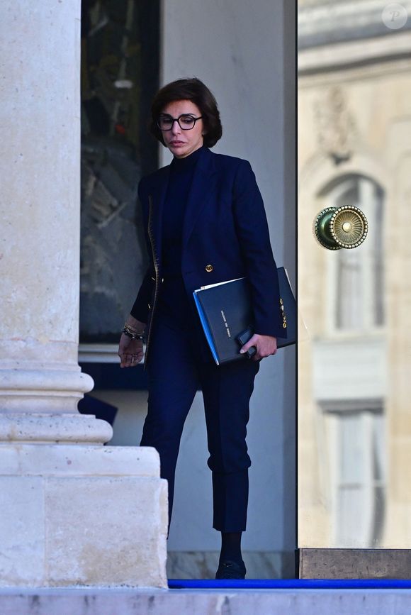 Info - Rachida Dati annonce sa démission du gouvernement - Rachida Dati - Sortie du Conseil des ministres au palais de l'Elysée à Paris le 4 février 2026. © Christian Liewig/Bestimage