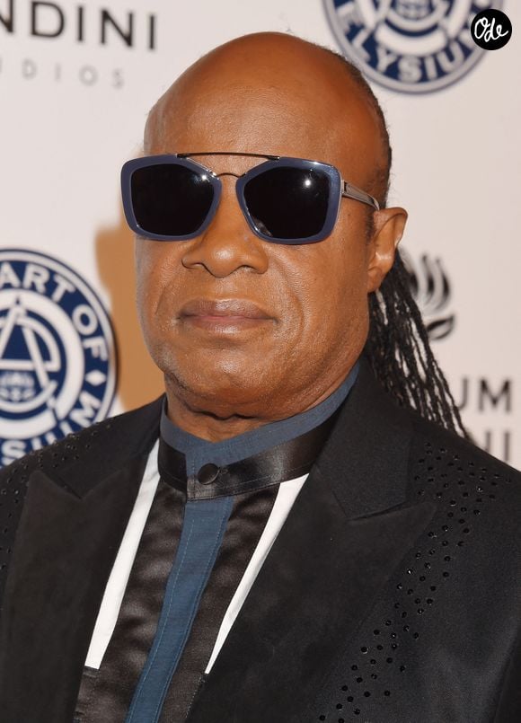 Stevie Wonder aux Red Studios de Los Angeles, le samedi 7 janvier 2016. © Joe Sutter, PCN/ABACAPRESS.COM
