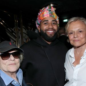 Exclusif - Josée Dayan, Nordine Ganso et Muriel Robin - Générale de la Pièce "On va tous être d'accord… ou pas " au théâtre Lepic à Paris le 6 Mai 2025. © Bertrand Rindoff/Bestimage