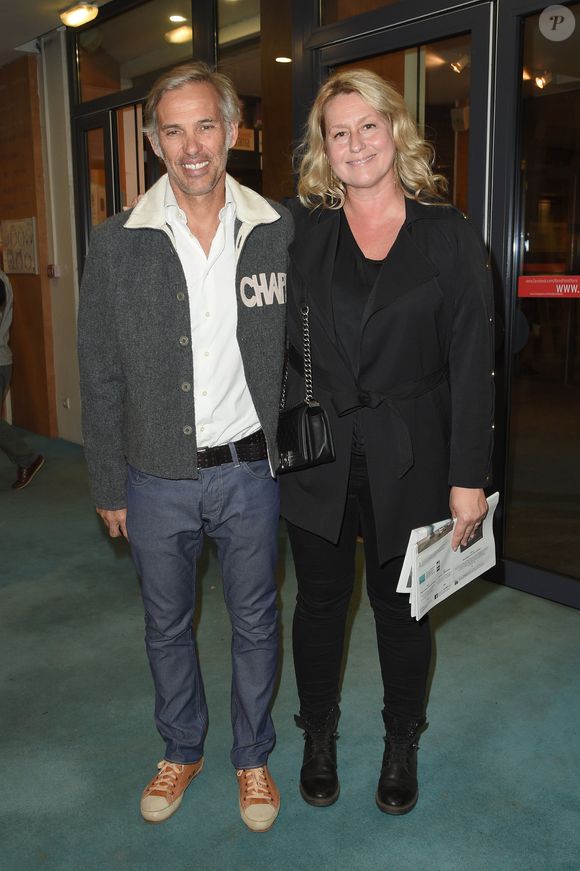 Paul Belmondo et Luana - Générale de la pièce "Le Banquet" au théâtre du Rond-Point à Paris le 11 octobre 2018. © Coadic Guirec/Bestimage
