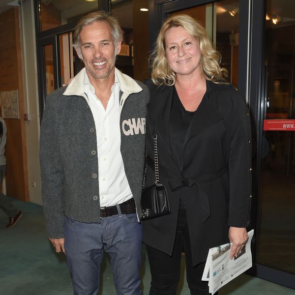 Paul Belmondo et Luana - Générale de la pièce "Le Banquet" au théâtre du Rond-Point à Paris le 11 octobre 2018. © Coadic Guirec/Bestimage