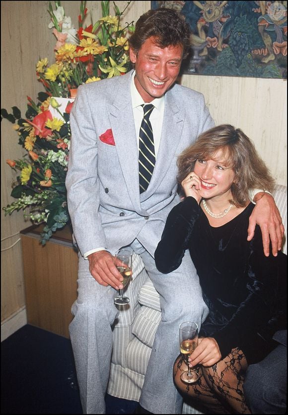 Archives - Johnny Hallyday et Nathalie Baye à la générale de la pièce "Marguerite et les autres" © Angeli - Rindoff Bestimage
