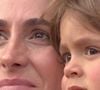 L'épouse de Rafael Nadal et son fils dans les tribunes de Roland Garros. Capture France 2