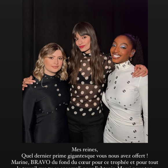 Accompagnée d’une photo en compagnie des deux finalistes, l’artiste a écrit un message sincère...

Post de Clara Luciano sur Instagram @jesuisclaraluciani