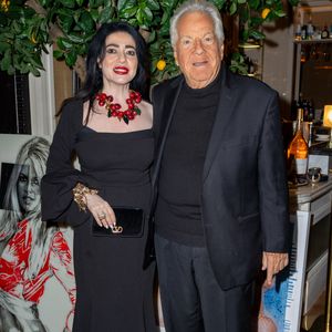 Chahrazad Rizh et Massimo Gargia. au dîner de Noël organisé par M.Gargia et C.Rizk au restaurant La Baia Paris le 23 novembre 2025.
© Sébastien Frémont / Bestimage