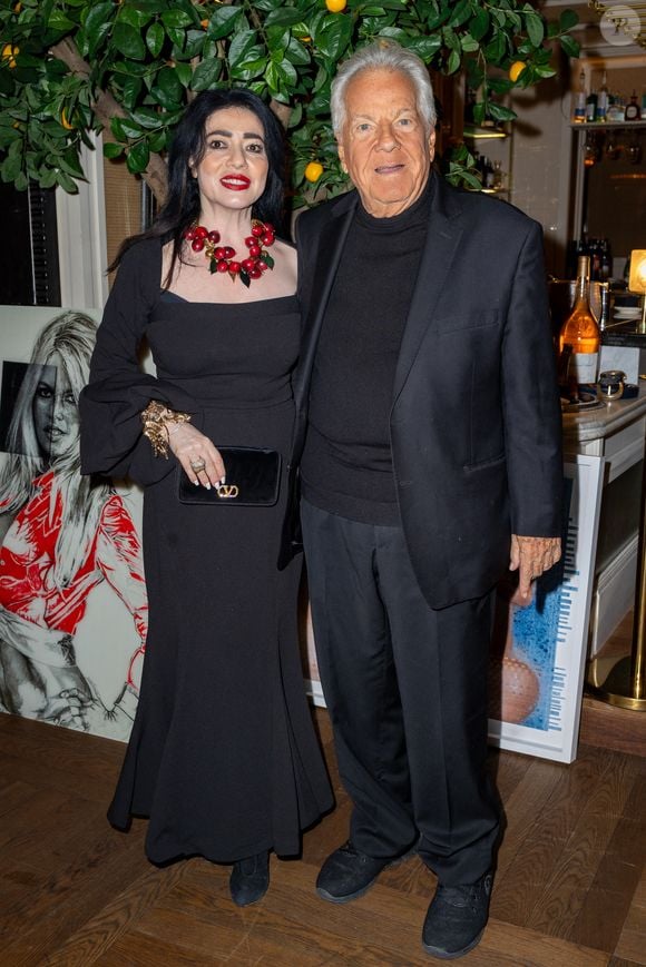 Chahrazad Rizh et Massimo Gargia. au dîner de Noël organisé par M.Gargia et C.Rizk au restaurant La Baia Paris le 23 novembre 2025.

© Sébastien Frémont / Bestimage