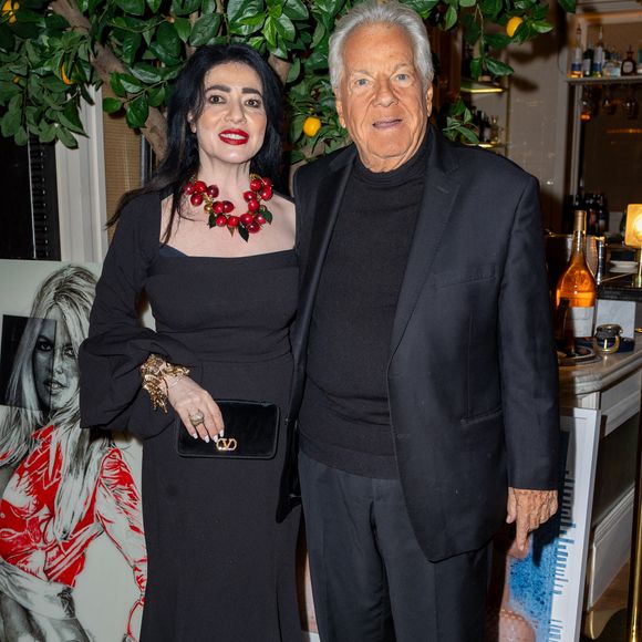 Chahrazad Rizh et Massimo Gargia. au dîner de Noël organisé par M.Gargia et C.Rizk au restaurant La Baia Paris le 23 novembre 2025.

© Sébastien Frémont / Bestimage