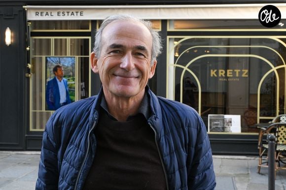 Olivier Kretz - La famille Kretz, rendue célèbre par la série L’Agence diffusée sur Netflix, inaugure sa première agence immobilière physique à Paris, dotée de six pièces au 100 rue du Bac, dans le 7ème arrondissement de Paris, France, le 2 février 2026. © Lionel Urman/Bestimage