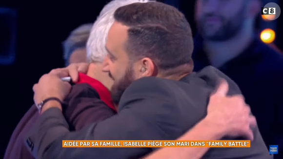 Isabelle Morini-Bosc et son mari Alain pour son unique apparition dans "Touche pas à mon poste" (C8)