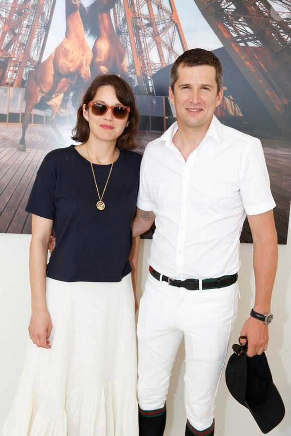 Exclusif - Marion Cotillard et Guillaume Canet - People lors du Longines Paris Eiffel Jumping au Champ-de-Mars à Paris, le 4 juillet 2015. CORLEONE / BORDE / BESTIMAGE