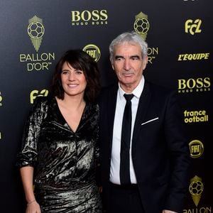 Estelle Denis et son compagnon Raymond Domenech - Cérémonie du Ballon d'Or 2019 à Paris le 2 décembre 2019. © JB Autissier/Panoramic/Bestimage