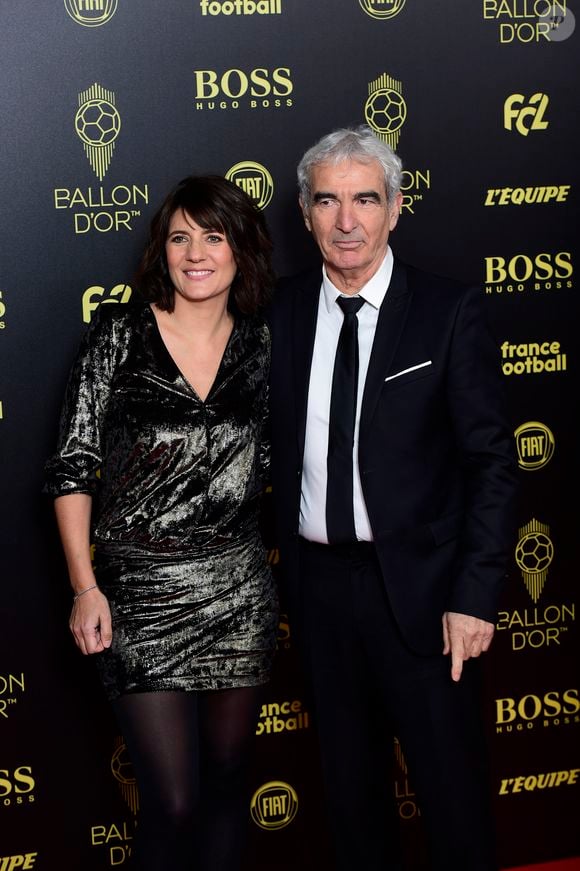 Estelle Denis et son compagnon Raymond Domenech - Cérémonie du Ballon d'Or 2019 à Paris le 2 décembre 2019. © JB Autissier/Panoramic/Bestimage