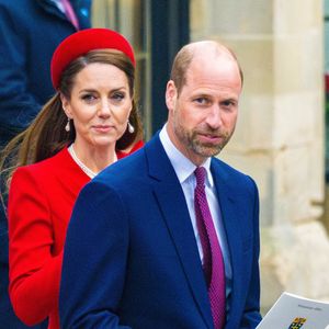 Le prince William, prince de Galles, et Catherine (Kate) Middleton, princesse de Galles, célèbrent le 76ème Commonwealth Day à l'abbaye de Westminster à Londres, le 10 mars 2025.