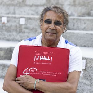 Exclusif - Laurent Voulzy et sa compagne Isaure Le Faou en répétition avant leur concert au théâtre de Verdure du 41ème Festival de Ramatuelle, le 9 août 2025. 
© Cyril Bruneau / Bestimage