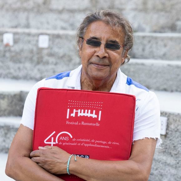 Exclusif - Laurent Voulzy et sa compagne Isaure Le Faou en répétition avant leur concert au théâtre de Verdure du 41ème Festival de Ramatuelle, le 9 août 2025. 
© Cyril Bruneau / Bestimage