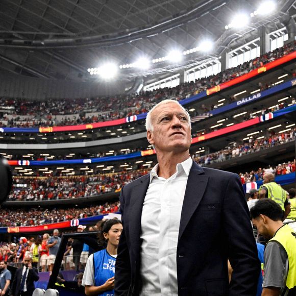 Didier Deschamps après la défaite face à l'Espagne lors de la demi-finale de la Coupe du Monde de la FIFA 2026 au Mercedes-Benz Stadium d'Atlanta, en Géorgie (États-Unis), le 14 juillet 2026. Elyxandro Cegarra / PsnewZ / Bestimage
