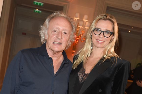 Didier Barbelivien et sa femme Laure - 3ème Gala caritatif des "Stéthos d'Or" qui récompensent les artistes qui contribuent au bien-être de tous, organisé par la Fondation pour la Recherche en Physiologie au George V à Paris, le 11 mars 2019. © Coadic Guirec/Bestimage