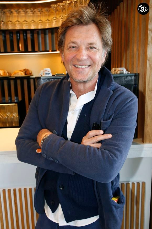 Exclusif - Laurent Delahousse - Déjeuner dans la loge de France Télévision lors des Internationaux de France de Tennis de Roland Garros 2024 - Jour 12, à Paris. Le 6 Juin 2024.  

© Bertrand Rindoff / Bestimage