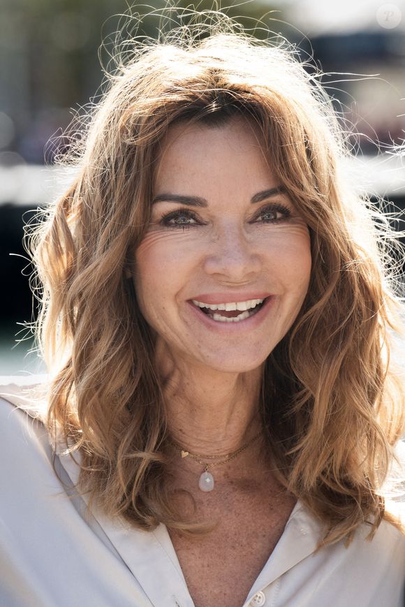 Ingrid Chauvin participe au photocall Demain nous appartient lors du 26ème Festival de la Fiction de La Rochelle, le 15 septembre 2024 à La Rochelle, France. Photo by David NIVIERE/ABACAPRESS.COM