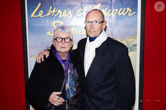 Exclusif - Anne et Patrick Poirier - Soirée hommage pour le premier anniversaire de la mort de Frédéric Mitterrand en présence de Catherine Deneuve au cinéma du Panthéon à Paris le 24 mars 2025. © Cyril Moreau/Bestimage