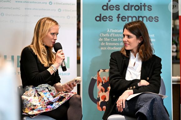 Charlotte Casiraghi a été invitée au 4eme Speed Mentoring, organisé à l'hôtel Columbus à Monaco à l'initiative de SheCanHeCan (SCHC) et l’association des femmes chefs d’entreprises de Monaco (AFCEM), le 5 mars 2025.
La fille de la princesse Caroline de Hanovre a été accueillie par Vibeke Brask Thomsen, fondatrice et directrice de SheCanHeCan et Johanna Houdrouge, présidente de l’AFCEM. Cette manifestation annuelle permet aux jeunes filles dès 11 ans et aux jeunes femmes jusqu’à 25 ans de rencontrer des actives, cheffes de sociétés ou occupant des postes à responsabilités. Une quarantaine de jeunes filles et femmes ont pu échanger avec leurs aînées en poste en Principauté. Le but est d’orienter professionnellement ou de susciter des vocations. Du côté des mentors, une vingtaine de femmes évoluant dans plusieurs secteurs privés étaient présentes aux côtés d’autres du secteur public, telles que Céline Cottalorda, déléguée interministérielle pour le Comité droits des femmes, Elodie Kheng, chef de cabinet du ministre d’Etat, Marine Hugonnet-Grisoul, conseillère nationale, ou encore Marina Ceyssac, haut-commissaire à la protection des droits, des libertés et à la médiation. © Bruno Bebert / Bestimage