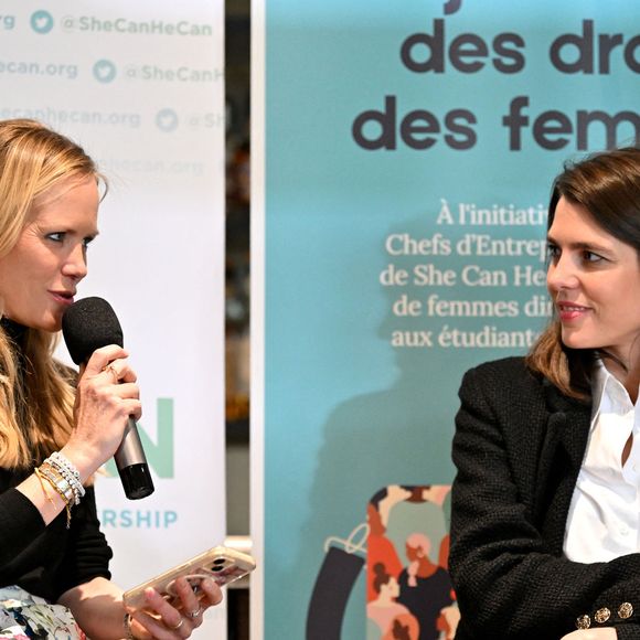 Charlotte Casiraghi a été invitée au 4eme Speed Mentoring, organisé à l'hôtel Columbus à Monaco à l'initiative de SheCanHeCan (SCHC) et l’association des femmes chefs d’entreprises de Monaco (AFCEM), le 5 mars 2025.
La fille de la princesse Caroline de Hanovre a été accueillie par Vibeke Brask Thomsen, fondatrice et directrice de SheCanHeCan et Johanna Houdrouge, présidente de l’AFCEM. Cette manifestation annuelle permet aux jeunes filles dès 11 ans et aux jeunes femmes jusqu’à 25 ans de rencontrer des actives, cheffes de sociétés ou occupant des postes à responsabilités. Une quarantaine de jeunes filles et femmes ont pu échanger avec leurs aînées en poste en Principauté. Le but est d’orienter professionnellement ou de susciter des vocations. Du côté des mentors, une vingtaine de femmes évoluant dans plusieurs secteurs privés étaient présentes aux côtés d’autres du secteur public, telles que Céline Cottalorda, déléguée interministérielle pour le Comité droits des femmes, Elodie Kheng, chef de cabinet du ministre d’Etat, Marine Hugonnet-Grisoul, conseillère nationale, ou encore Marina Ceyssac, haut-commissaire à la protection des droits, des libertés et à la médiation. © Bruno Bebert / Bestimage