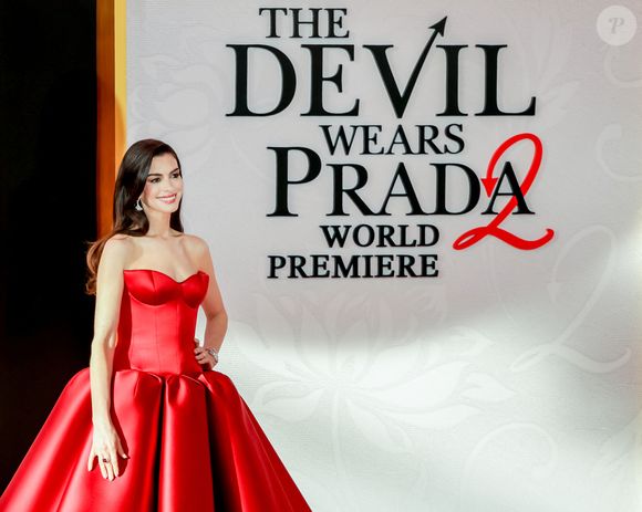 Anne Hathaway à la première de "Le diable s'habille en Prada 2"

©Bestimage
