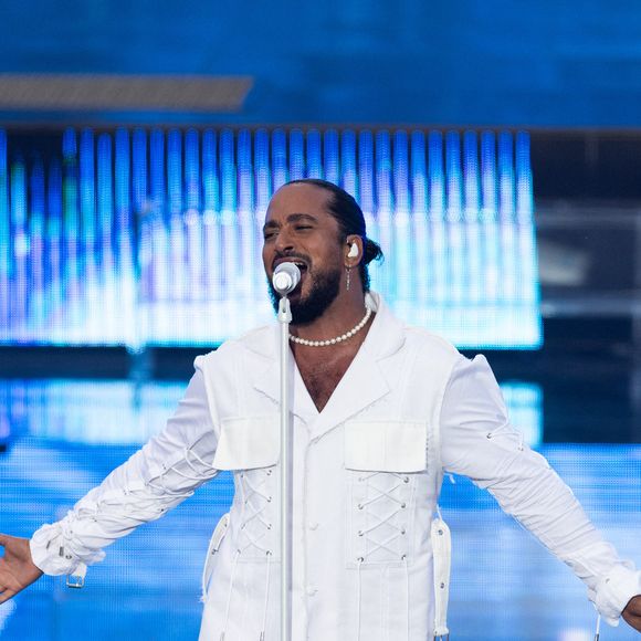 Exclusif - Slimane - Enregistrement de l'émission "La fête de la Musique" à Reims le 21 juin, et diffusée le 22 juin à 21h10 sur France 2 et sur France.tv. © Jack Tribeca / Jeremy Melloul / Bestimage