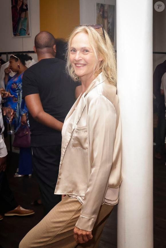 Exclusif - Alexandra Vandernoot lors de la soirée Focus Cameroun 2, un voyage culturel, par Nathalie Garçon à la Galerie Vivienne à Paris le 10 juillet 2023. Imaginé avec l'ambassade du Cameroun à Paris et le théâtre de la ville de Paris. C'est un happening mêlant plusieurs artistes et créateurs : du design, de la coiffure, de la danse, de l'art urbain, de la mode....

© Jack Tribeca / Bestimage
