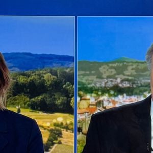 Jacques Legros présente son dernier JT de 13 heures en sa qualité de joker pendant près de 26 ans sur TF1, le 9 mai 2025. Emu aux larmes, le journaliste a passé le relais à Isabelle Ithurburu, qui sera à partir de mi-juillet 2025. 
© Agence via Bestimage