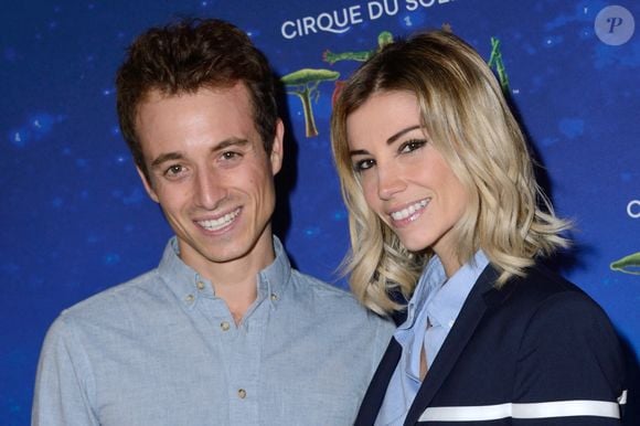 Hugo Clement et Alexandra Rosenfeld assistent à la Première VIP de Totem du Cirque du Soleil a Paris, France le 30 Octobre 2018.