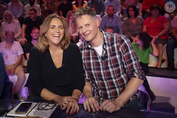 Exclusif - Valérie Benaim, Matthieu Delormeau,  sur le plateau de  TBT9 présenté par C.Hanouna, et diffusé en direct sur W9, Paris, France, le 08 octobre 2025. © Jack Tribeca / Bestimage