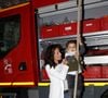 D'après le garçon, la chanteuse ne gagnerait pas de points avec sa cuisine
Natasha St-Pier, son mari Grégory Quillacq avec leur fils Bixente soutiennent l'association "Petit Coeur de Beurre" lors du week-end de la Cardiopathie Congénitale à la caserne des pompiers de Malar à Paris le 1er octobre 2016. ©Agence / Bestimage