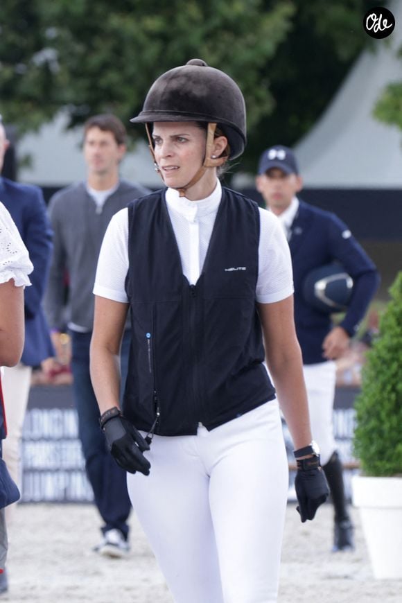 Athina Onassis - Prix Elle (CSI 5) lors de la 8ème édition du "Longines Paris Eiffel Jumping" au Champ de Mars à Paris, le 24 juin 2022.
© Perusseau/Gorassini/Tribeca/Bestimage