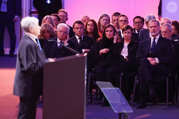 aux côtés de nombreux dirigeants et personnalités du monde entier
Les chefs d'État et les membres des familles royales assistent à la cérémonie de commémoration du 80ème anniversaire de la libération d'Auschwitz au Mémorial et musée d'Auschwitz-Birkenau le 27 janvier 2025. © LALO YASKY / BESTIMAGE
