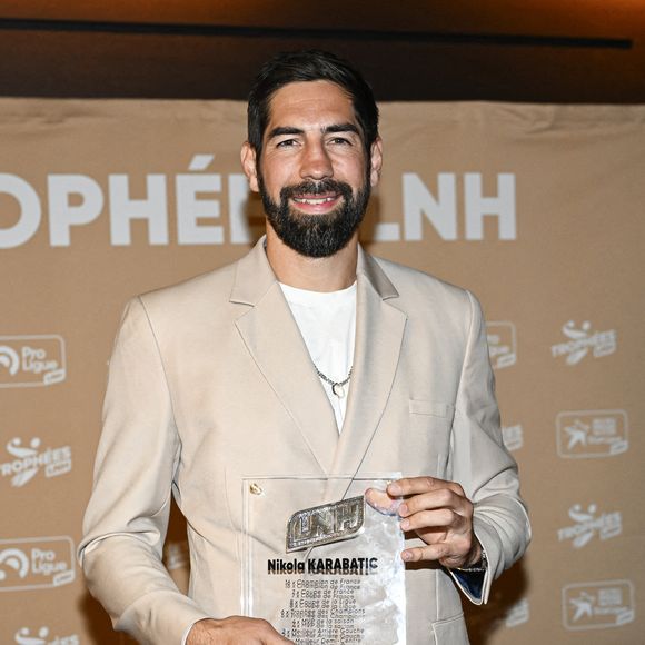 Nikola Karabatic lors de la cérémonie de remise des Trophées LNH du championnat de France de handball au Théâtre Marigny le 10 juin 2025 à Paris, France. Photo by Victor Joly/ABACAPRESS.COM