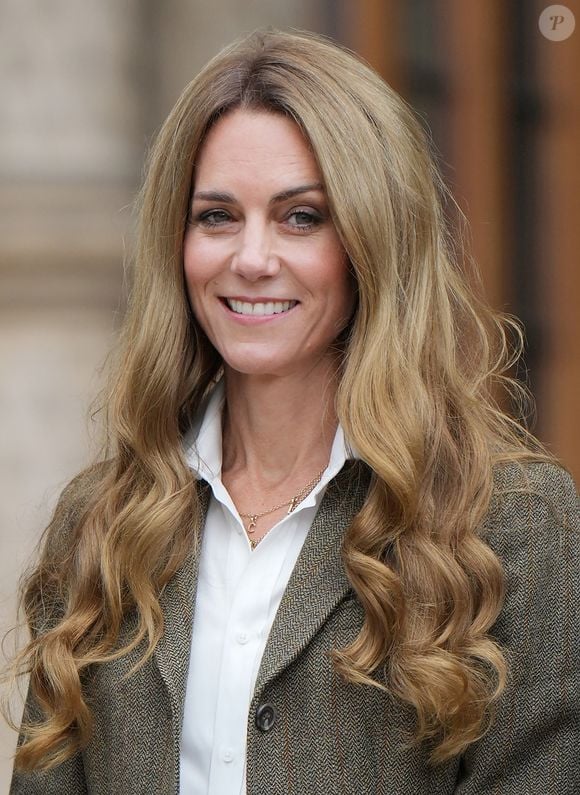 Kate Middleton, princesse de Galles, visite les jardins du Muséum d'histoire naturelle de Londres. Photo par ALPHA AGENCY / BESTIMAGE