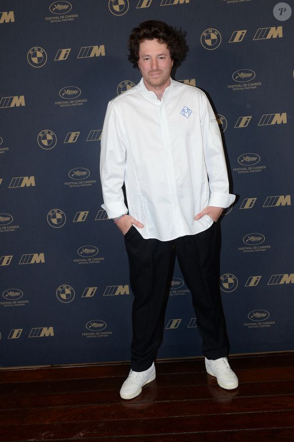 Jean Imbert - Photocall du dîner organisé par BMW, suivi d'un concert de Orelsan sur la plage de l'hôtel Martinez en marge du 76ème Festival International du Film de Cannes, France, le 18 mai 2023. © Rachid Bellak/Bestimage