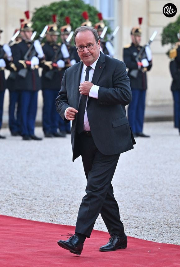 François Hollande et Julie Gayet - Dîner d'état de l'Elysée pour le président sud-coréen Lee Jae Myung le 8 septembre 2026 © Christian Liewig/Bestimage