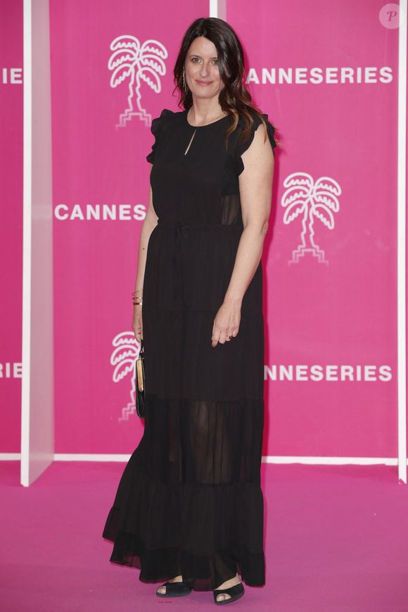 Anne Décis de PLUS BELLE LA VIE
CANNESERIES SAISON 5 au Palais des Festivals et des Congrès de Cannes, samedi 2 avril 2022. © Christophe Aubert via Bestimage