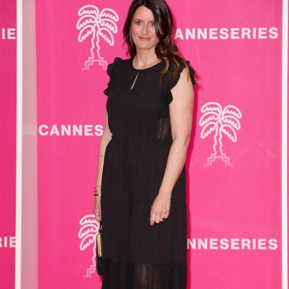 Anne Décis de PLUS BELLE LA VIE
CANNESERIES SAISON 5 au Palais des Festivals et des Congrès de Cannes, samedi 2 avril 2022. © Christophe Aubert via Bestimage