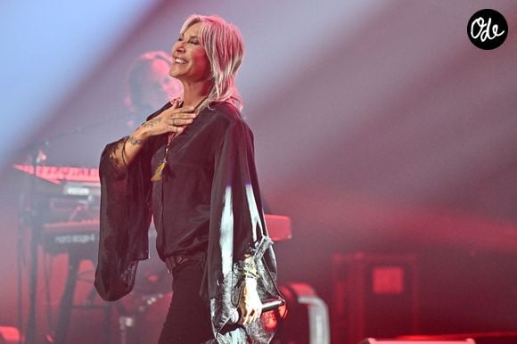 Zazie assiste au « Foot Concert », un concert de bienfaisance au profit de l'association Huntington Avenir, à la LDLC Arena de Lyon, en France, le 11 novembre 2024. Photo : Julien Reynaud/APS-Medias/ABACAPRESS.COM