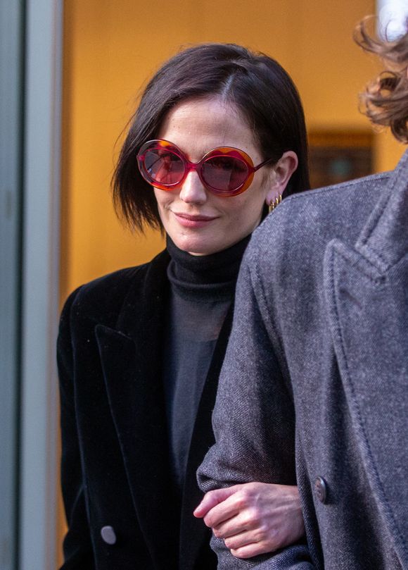 L'actrice française Eva Green à la sortie du tribunal Rolls Building pour son procès contre la société White Lantern Films à Londres, Royaume Uni, le 31 janvier 2023. © Tayfun Salci/Zuma Press/Bestimage