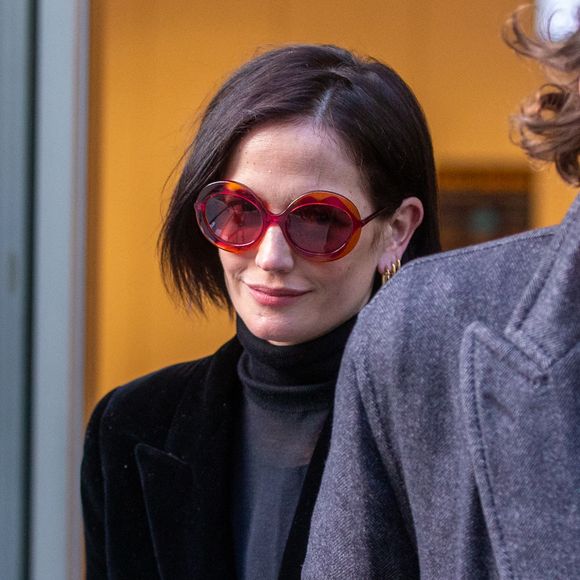 L'actrice française Eva Green à la sortie du tribunal Rolls Building pour son procès contre la société White Lantern Films à Londres, Royaume Uni, le 31 janvier 2023. © Tayfun Salci/Zuma Press/Bestimage
