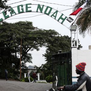 Le "village Noah" que le tennisman ne cesse d'entretenir depuis.

Illustration du village Noah, à Yaoundé, Cameroun, le 25 juillet 2022. © Stéphane Lemouton/Bestimage